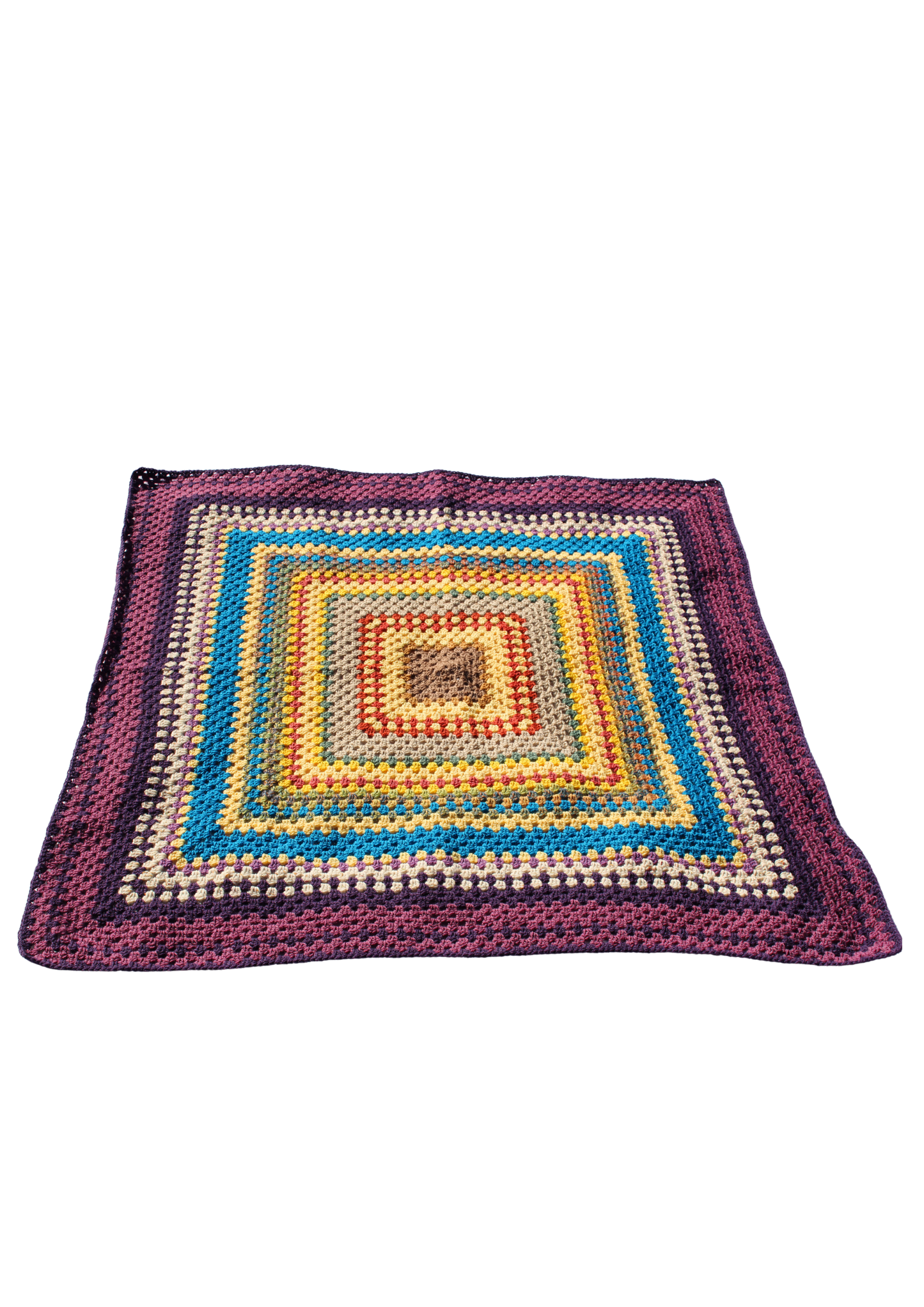 Granny Knee blanket in Gent's