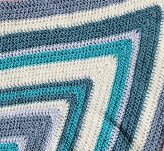 Star Blanket in Blue