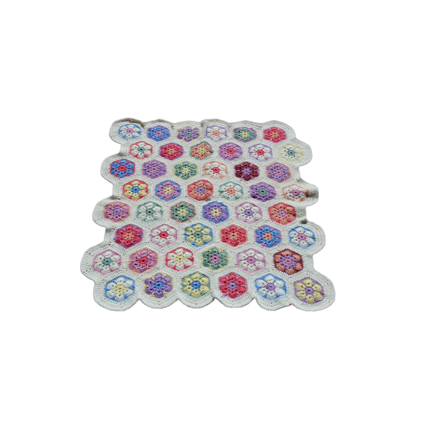 Daisy Chain Pram Blanket