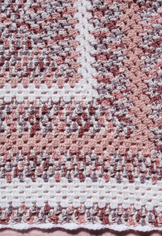 Baby Blanket- Light Pink Tones