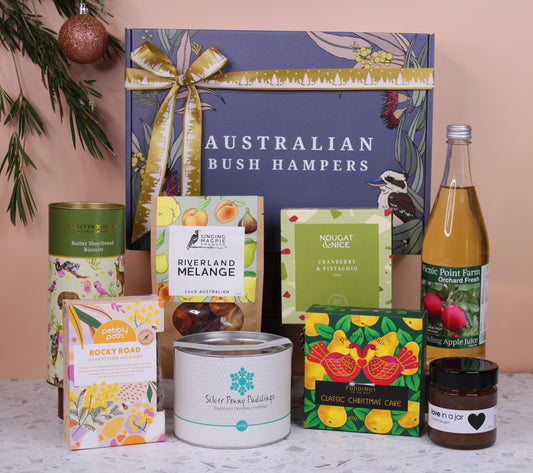 Green and Gold Traditional Christmas Hamper